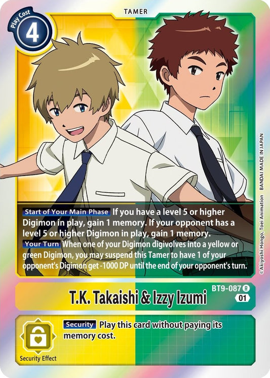 T.K. Takaishi & Izzy Izumi (BT9-087 R) (BT09)