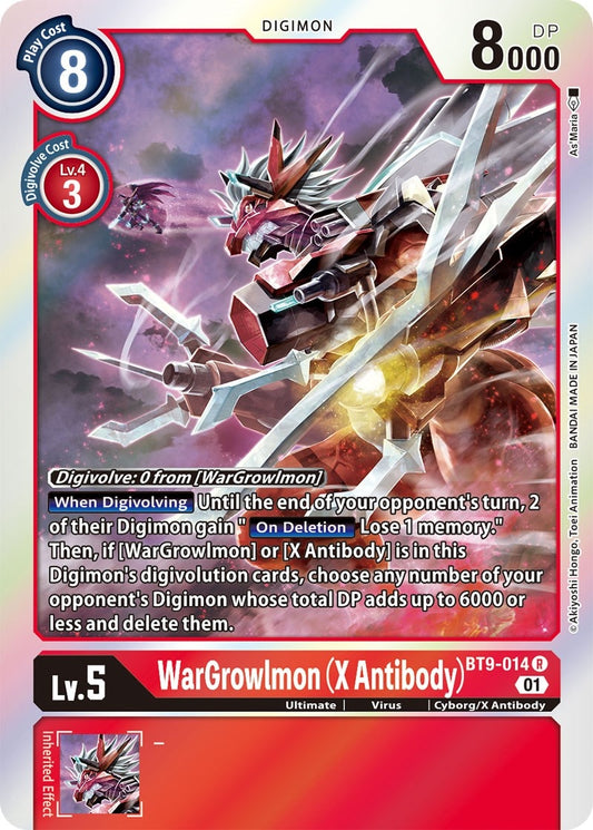 WarGrowlmon (X Antibody) (BT9-014 R) (BT09)