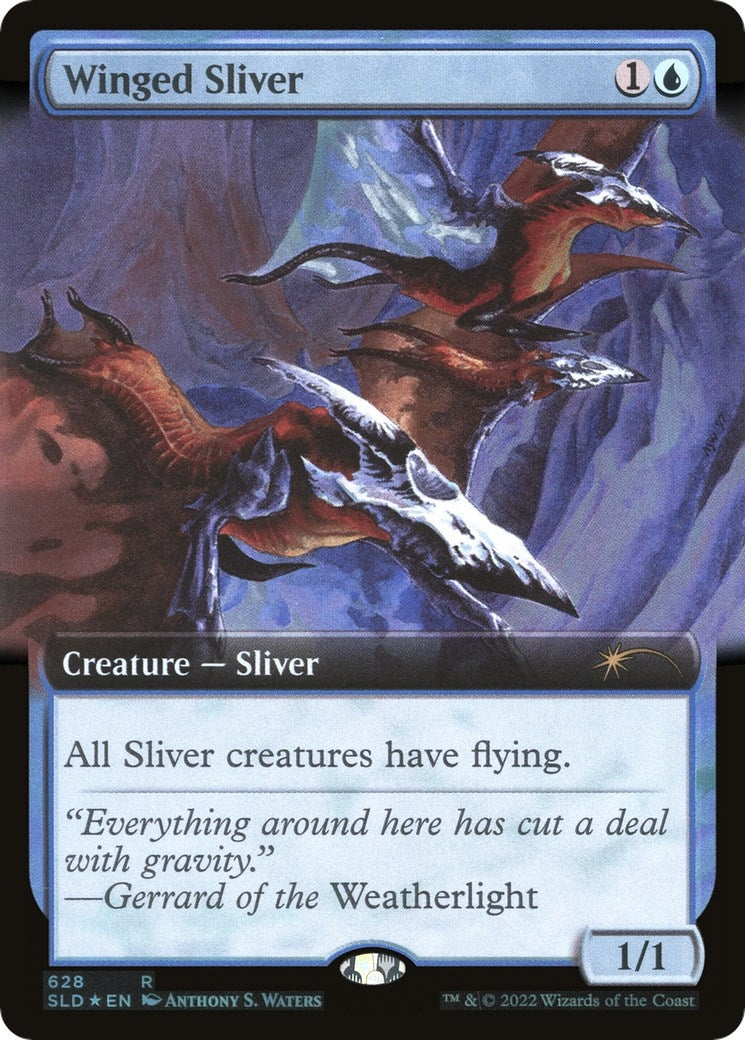 Winged Sliver (Extended Art) (628) (SLD)