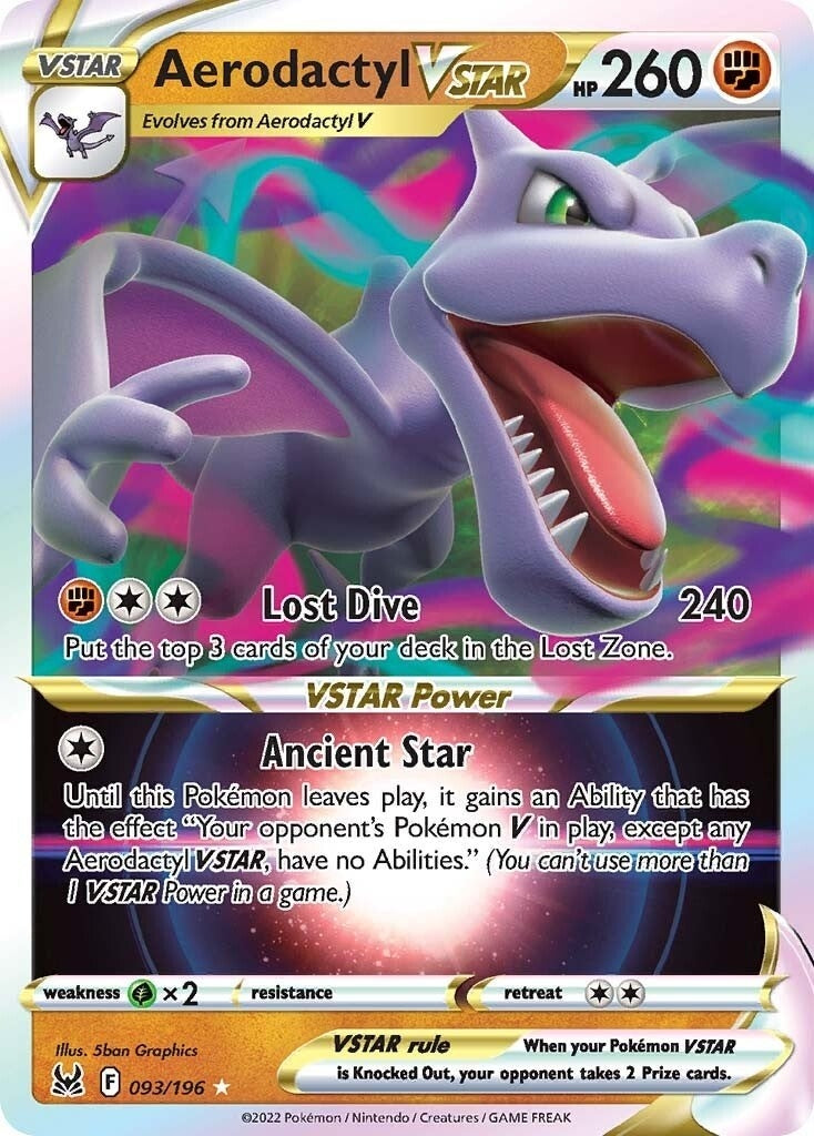 Aerodactyl VSTAR (093/196) (SWSH11)