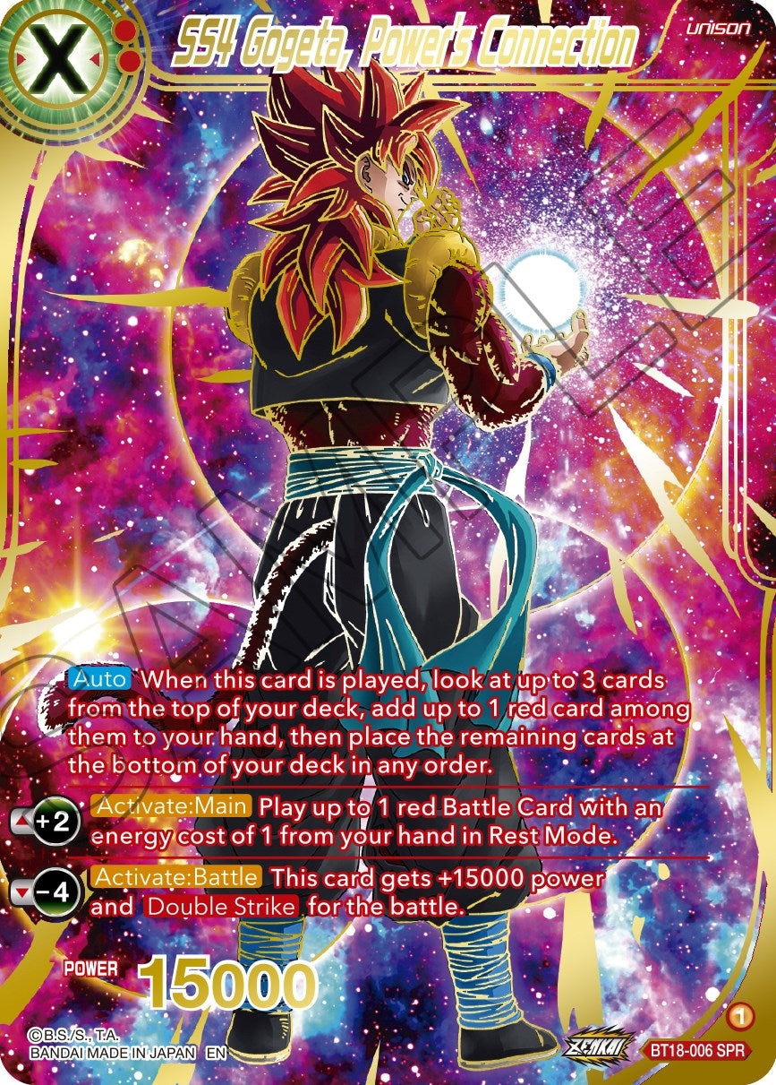 SS4 Gogeta, Power's Connection (SPR) (BT18-006) (DBS-B18)