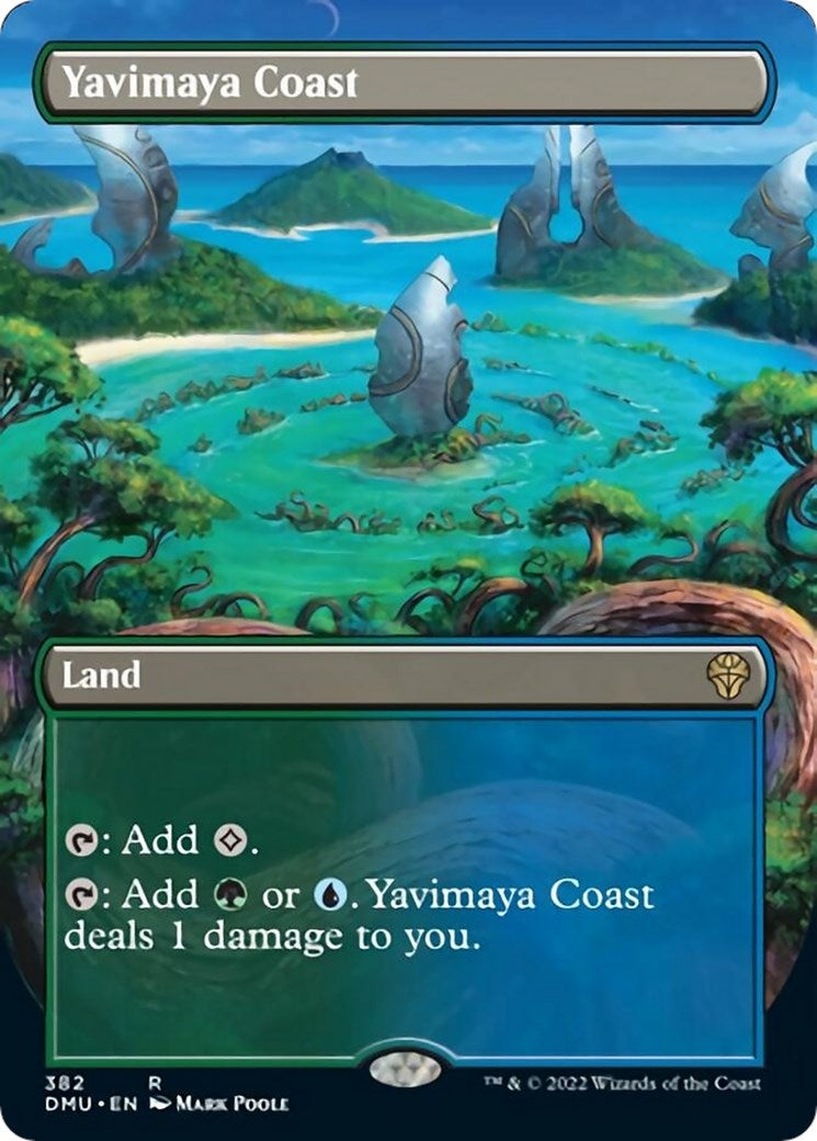 Yavimaya Coast (Borderless) (382) (DMU)