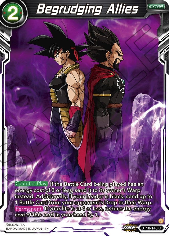 Begrudging Allies (BT18-140) (Dawn of the Z-Legends) (DBS-B18)
