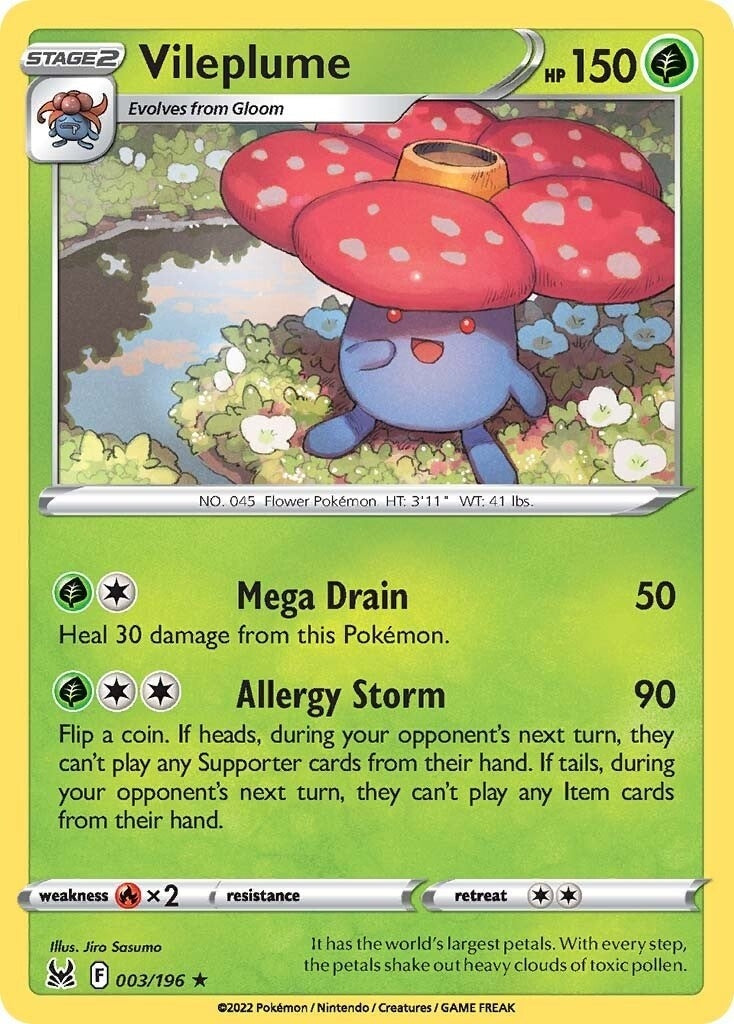 Vileplume (003/196) (SWSH11)