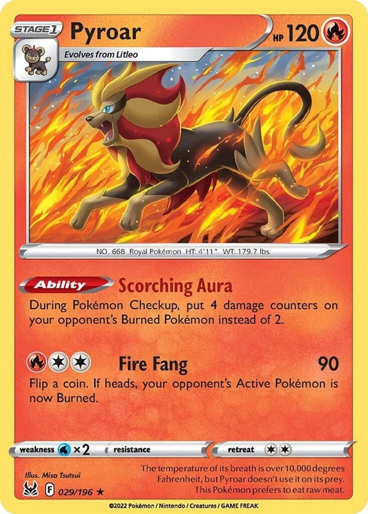 Pyroar (029/196) (SWSH11)