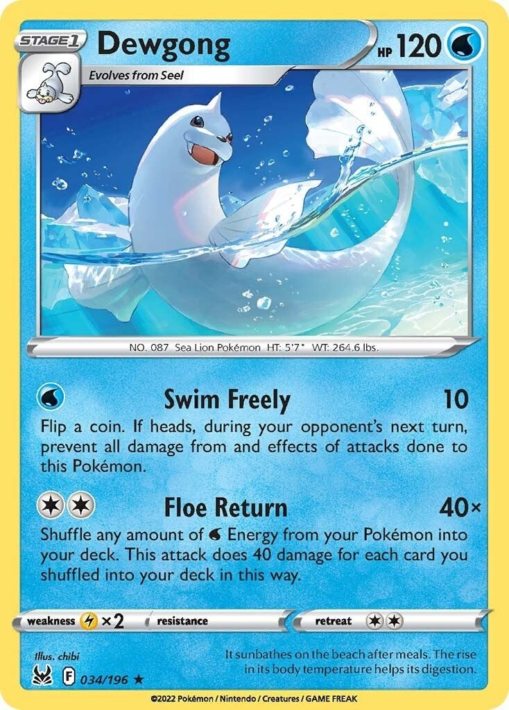 Dewgong (034/196) (SWSH11)
