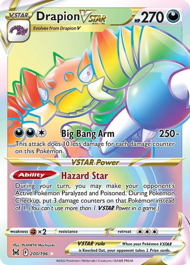 Drapion VSTAR (Secret) (200/196) (SWSH11)