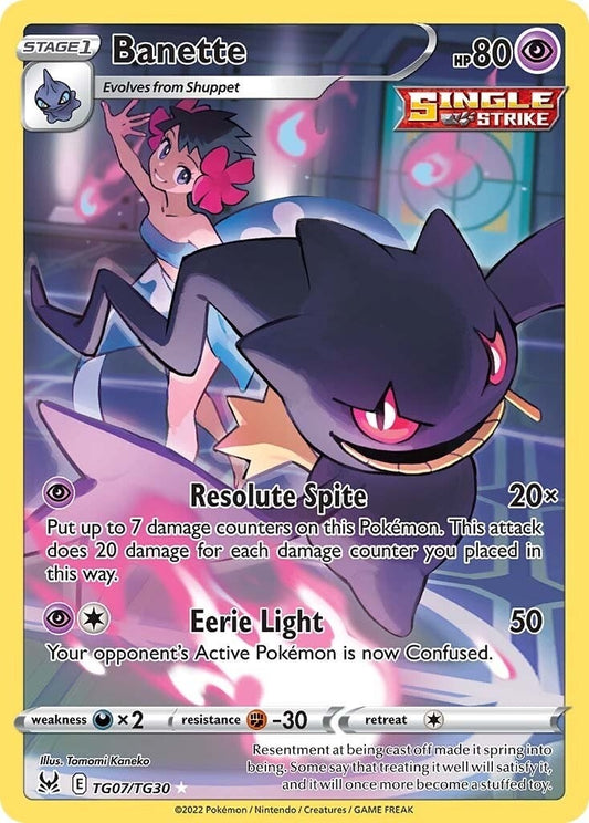 Banette (TG07/TG30) (SWSH11: Lost Origin Trainer Gallery) (SWSH11: TG)