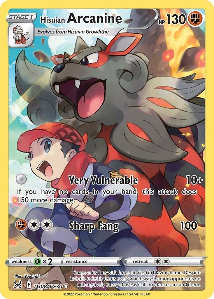 Hisuian Arcanine (TG08/TG30) (SWSH11: TG)