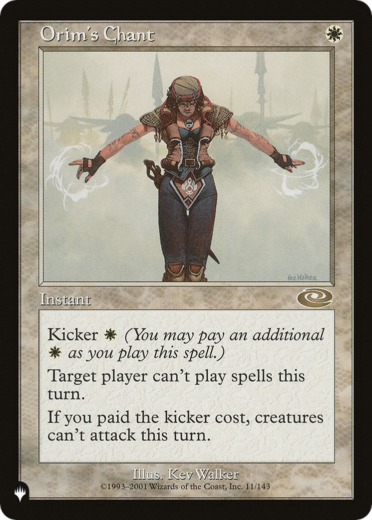 Orim's Chant (11/143) (LIST)