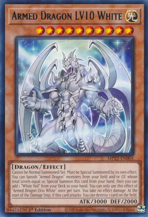 Armed Dragon LV10 White (MP22-EN005) (MP22)