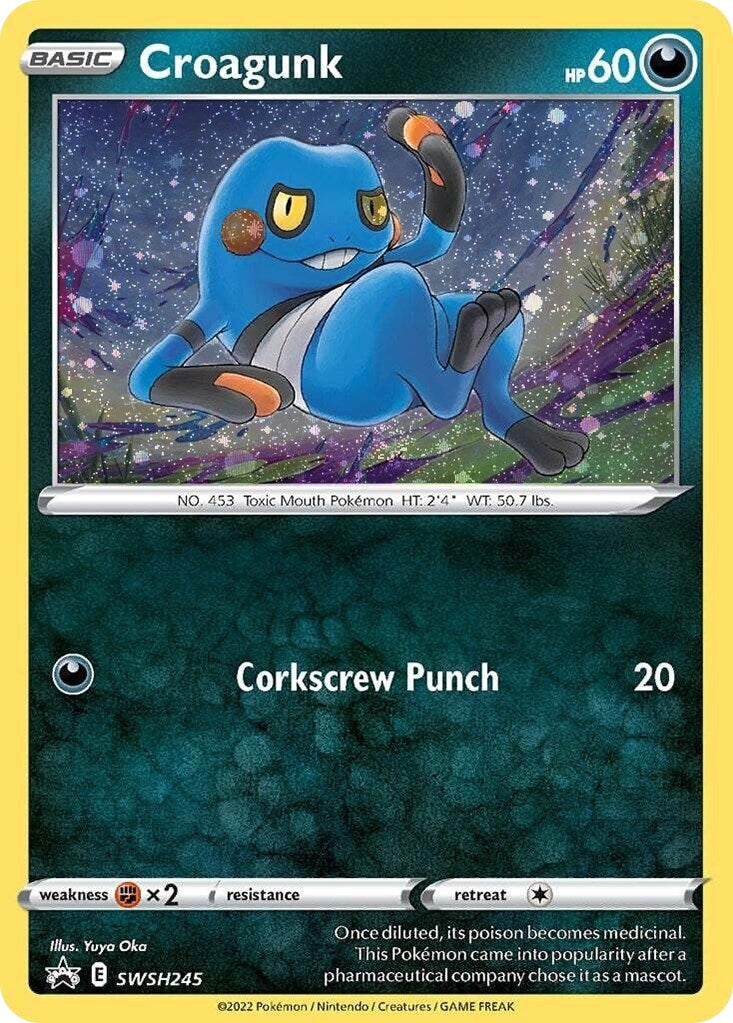 Croagunk - SWSH245 (Cosmos Holo) (SWSH245) (SWSD)