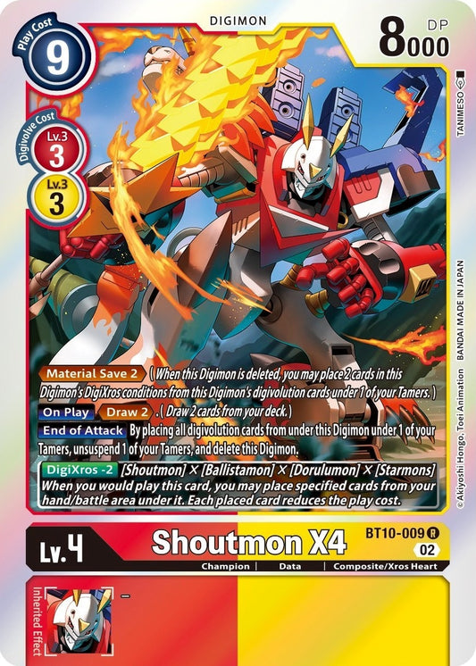 Shoutmon X4 (BT10-009 R) (BT10)