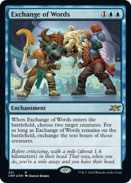Exchange of Words (Galaxy Foil) (331) (UNF)