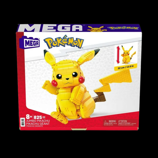 Mega Construx Pokemon Jumbo Pikachu 825 Pieces