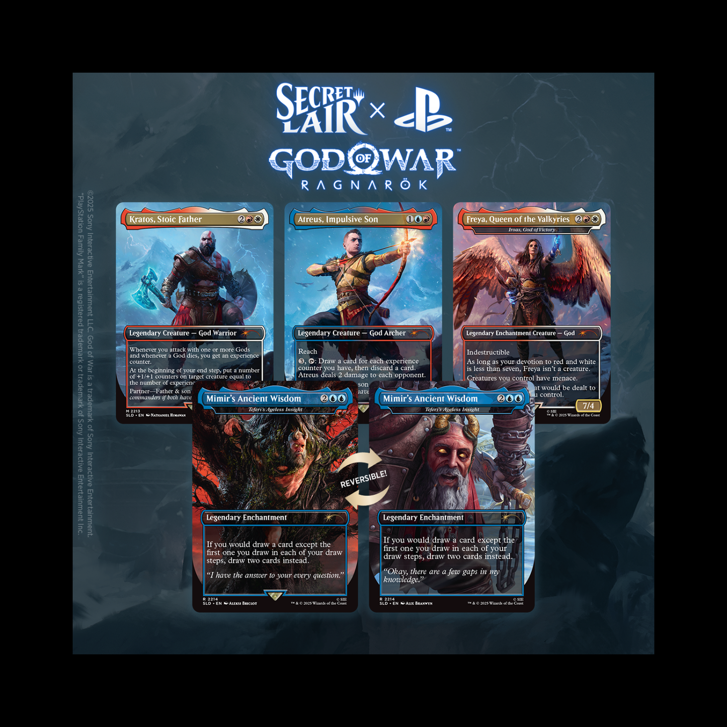 MTG Magic The Gathering Secret Lair God Of War Norse Sealed
