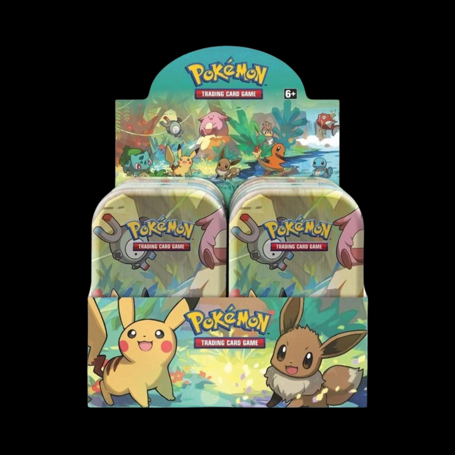Pokemon Sword & Shield Kanto Friends x10 Mini Tin Display (Astral R & Silver T)