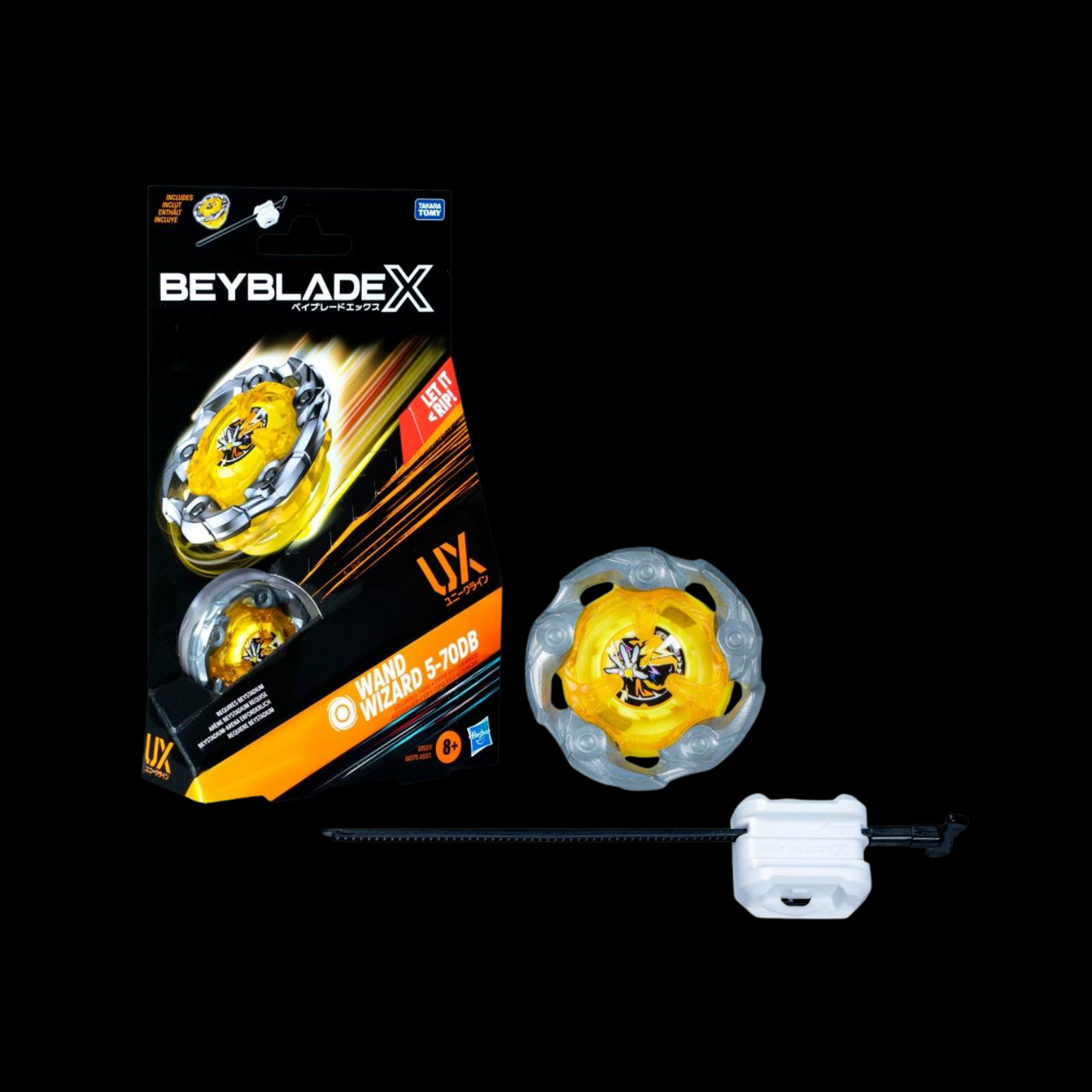 Beyblade X Wand Wizard 5-70DB UX Starter Pack Set