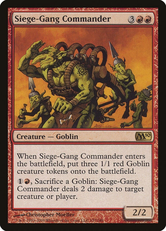 Siege-Gang Commander (157) (M10)