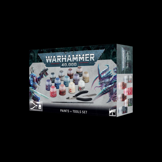 Warhammer 40K Paints + Tools Set