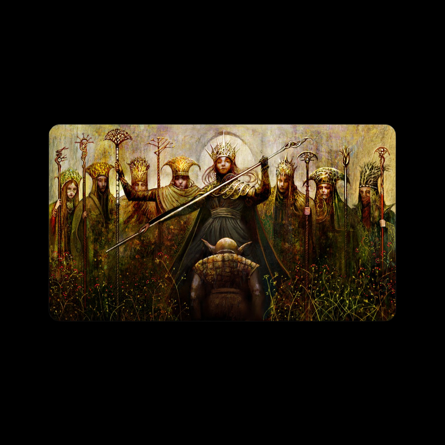 MTG Magic The Gathering Authentic Limited Playmat Signed - Conclave Tribunal
