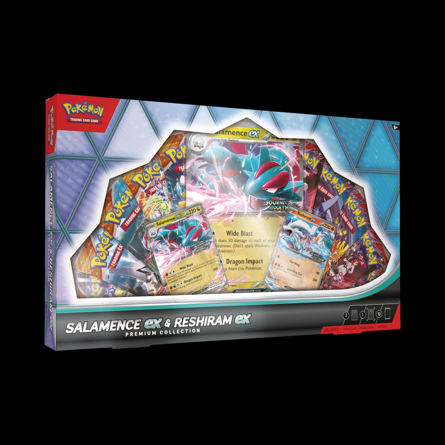Pokemon Salamence EX & Reshiram EX Premium Collection (Ships October 24th)