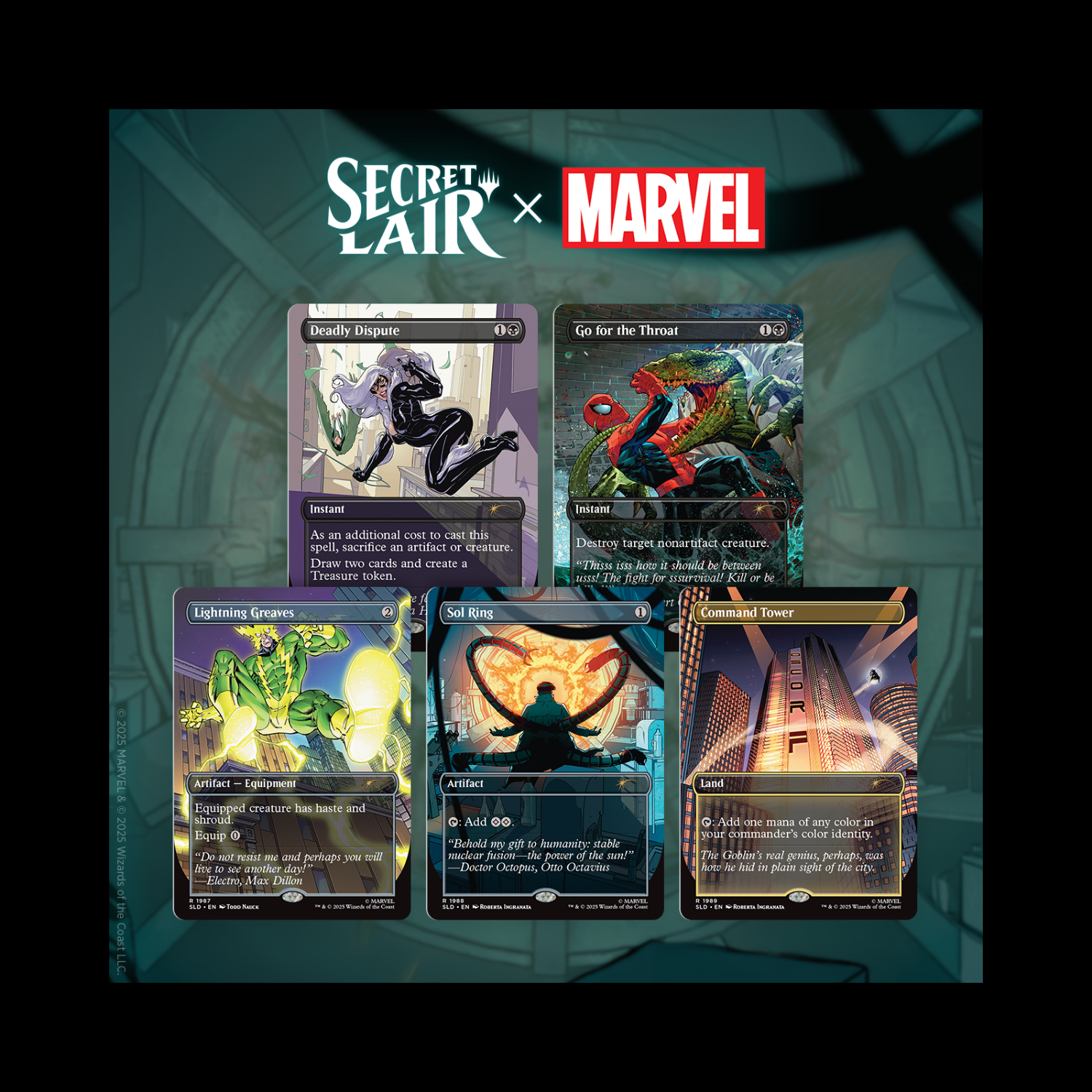 MTG Magic The Gathering Secret Lair Spider-Man: Villainous Plots Seale   Card Dynasty