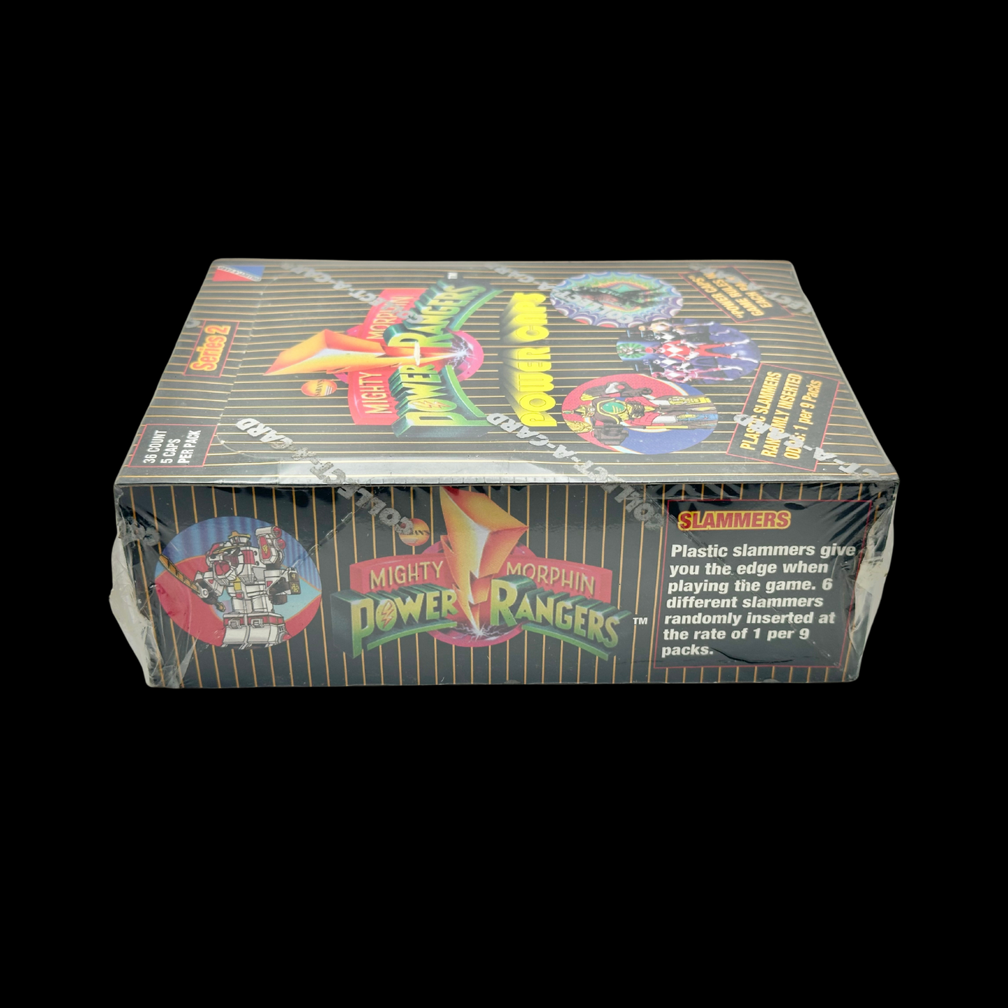 Power Rangers Power Caps Pogs Booster Box 1995
