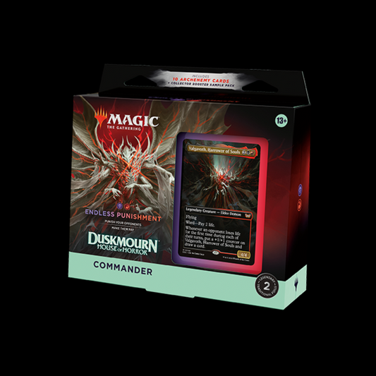 MTG Magic The Gathering Duskmourn Endless Punishment Commander Deck