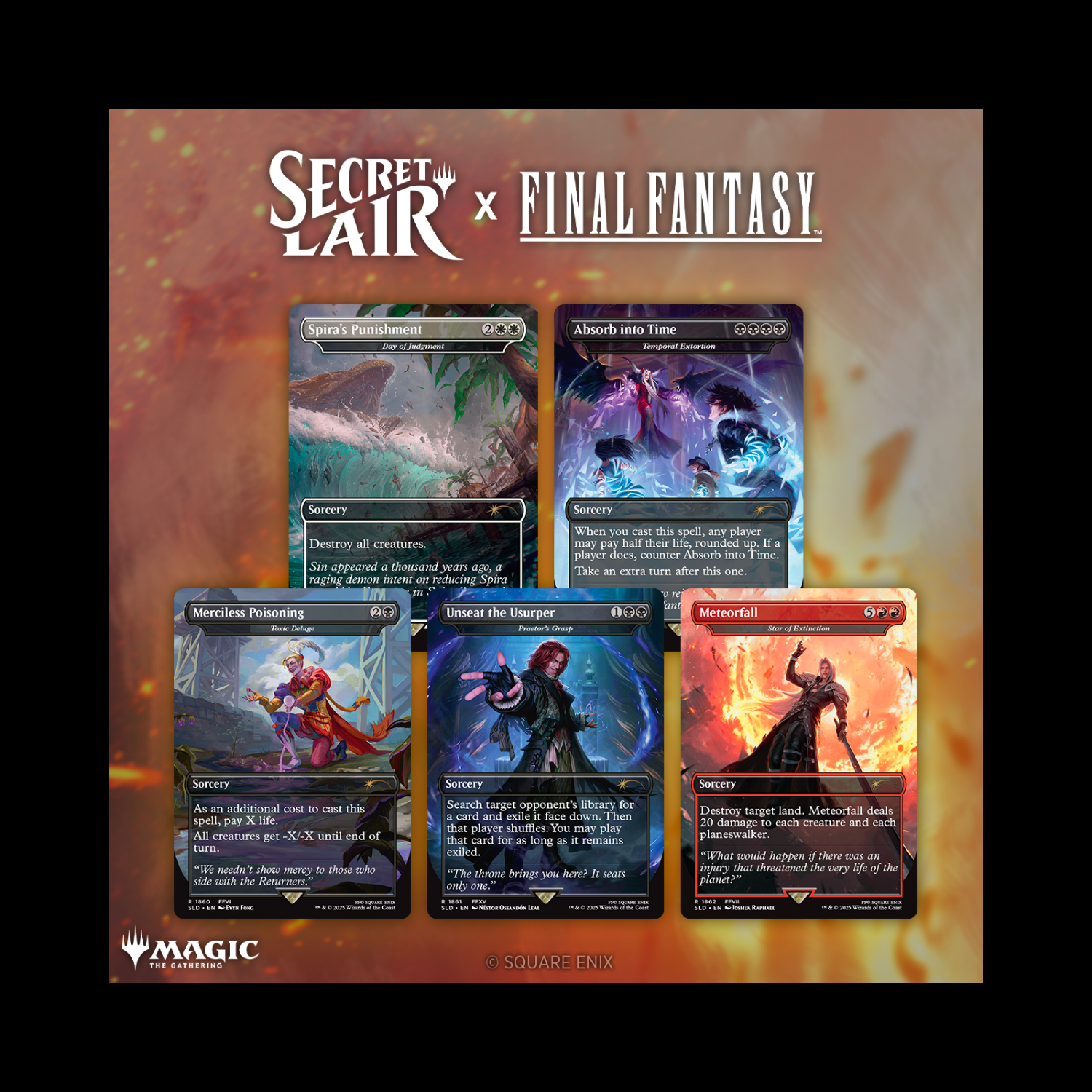 final fantasy sealed mtg Game Over MTG Secret Lair X FINAL FANTASY Grimoire Pack