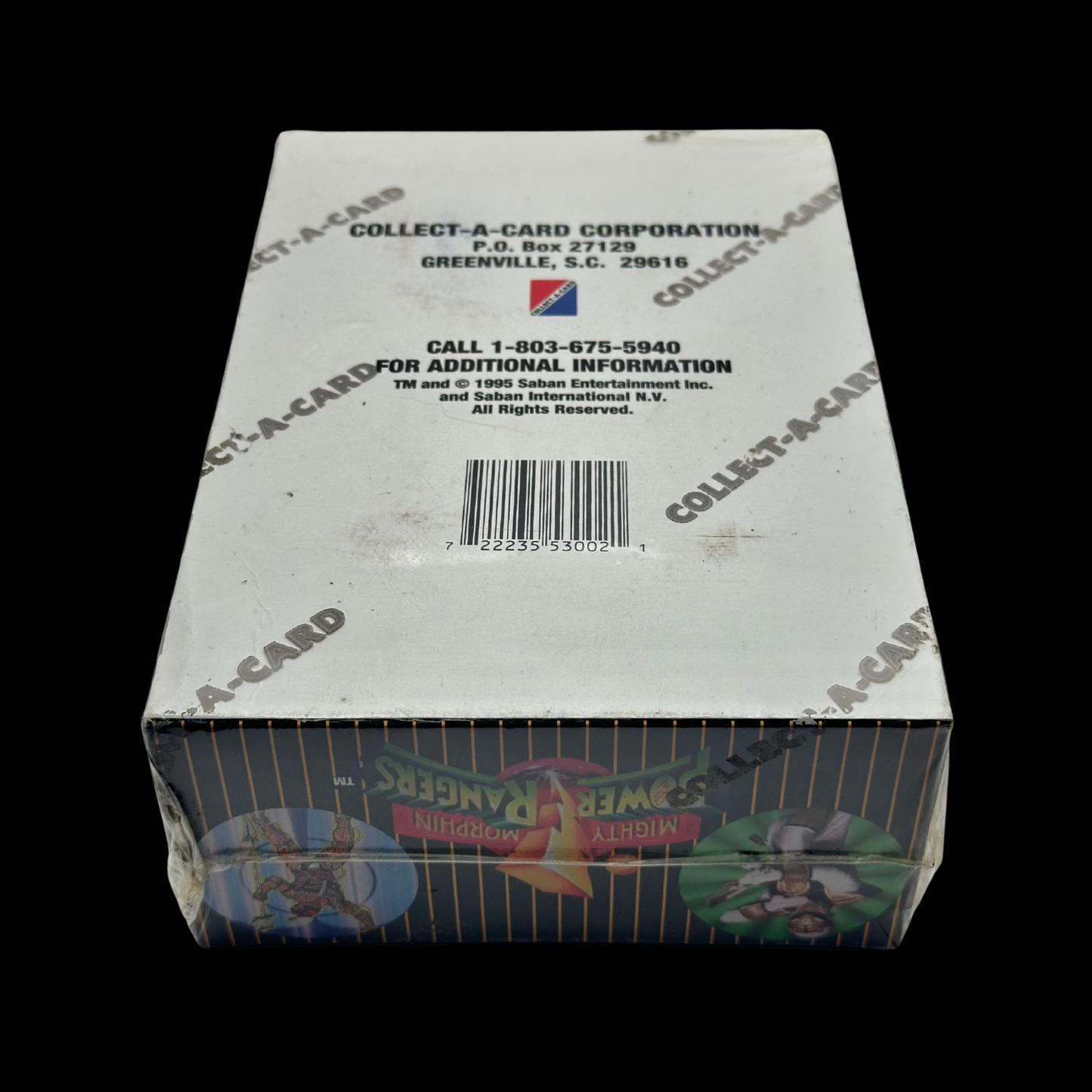 Power Rangers Power Caps Pogs Booster Box 1995