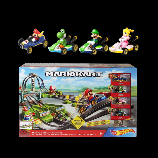 Hot Wheels Mario Kart Mario Circuit Lite Track Set