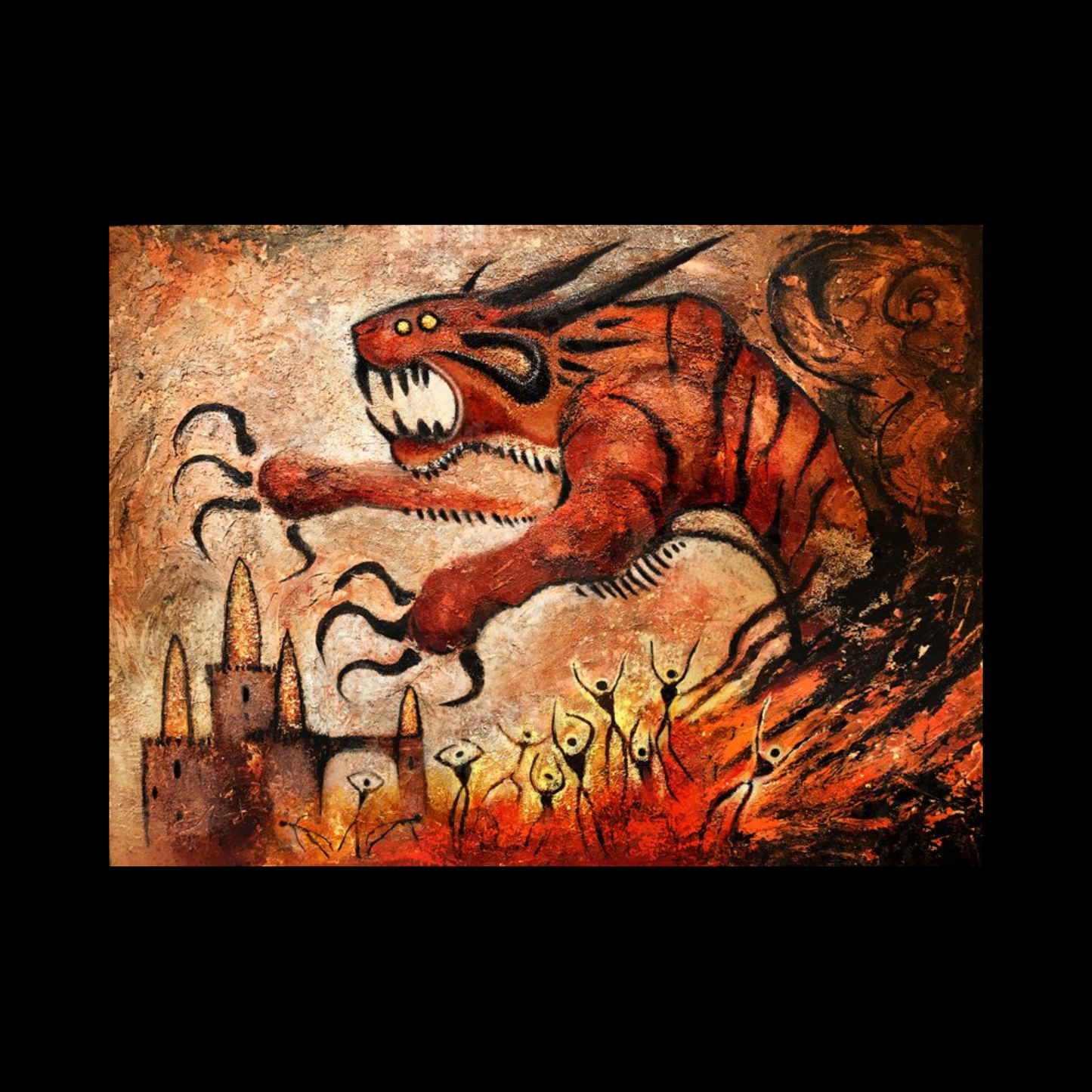 MTG Magic The Gathering Authentic Limited Playmat Signed - Mythos of Snapdax