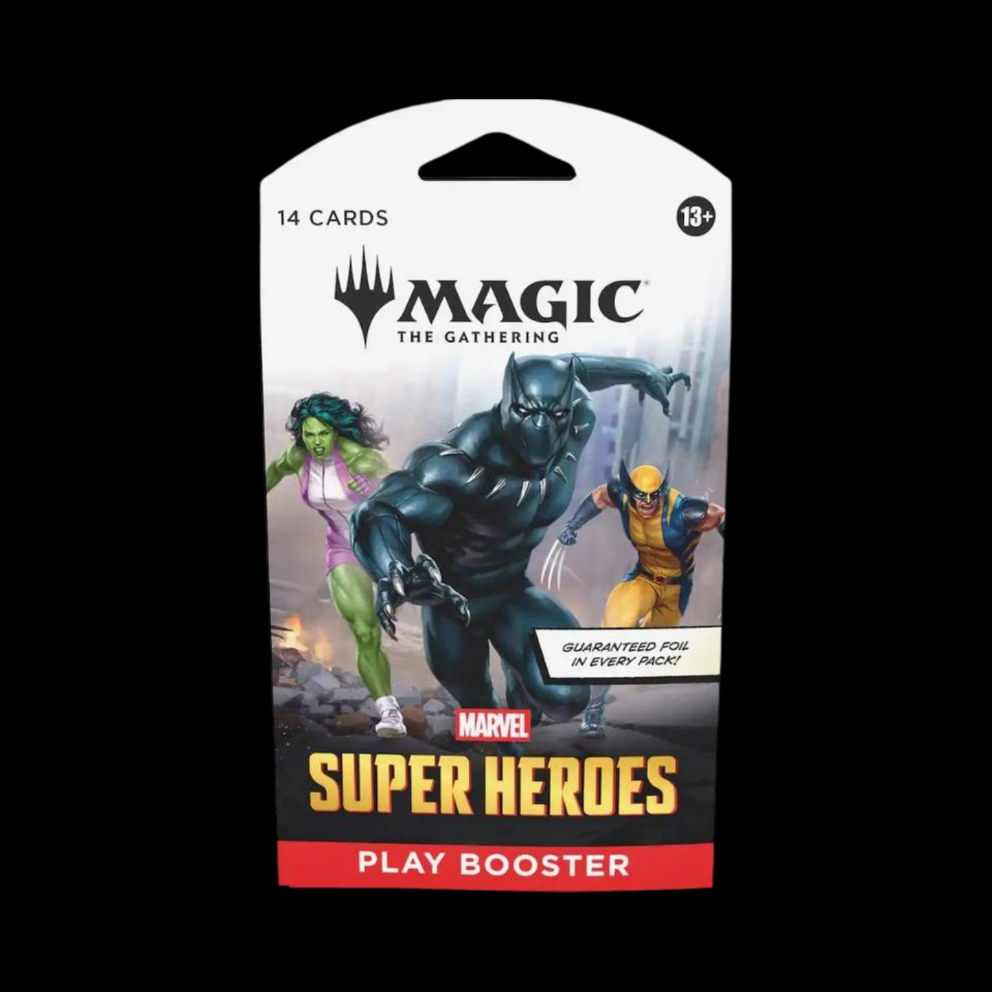 MTG Magic The Gathering Marvel Super Heroes Sleeved Play Booster Pack