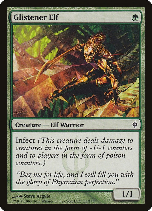 Glistener Elf (111) (New Phyrexia) (NPH)