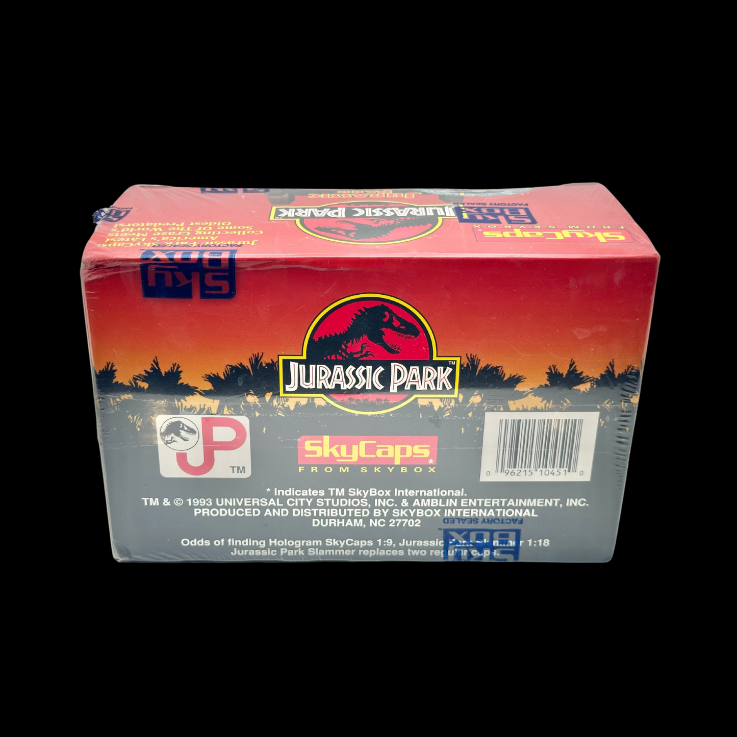 Jurassic Park Sky Box Sky Caps Booster Box 1993