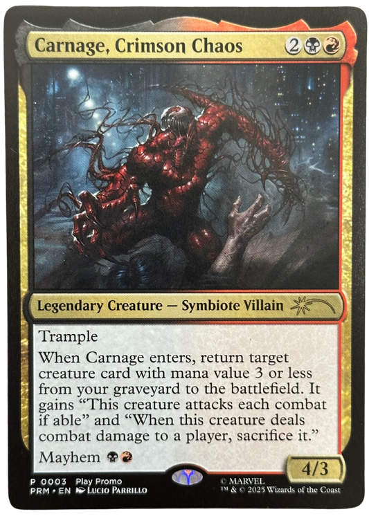 Carnage, Crimson Chaos (0003) (Marvel Universe Spider-Man) (Play Promo)
