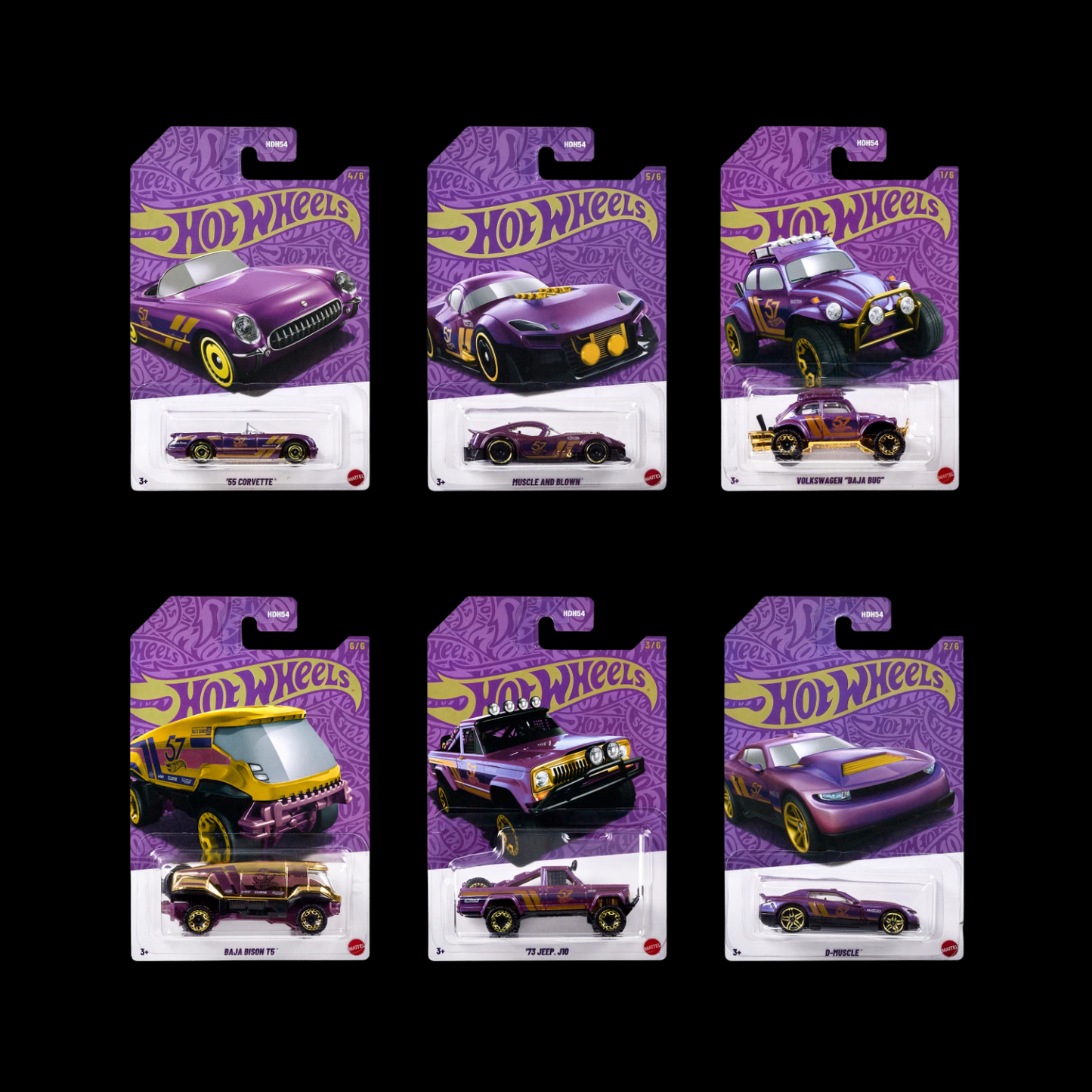 Hot Wheels Pearl & Chrome -Choisissez votre voiture- 1:64
