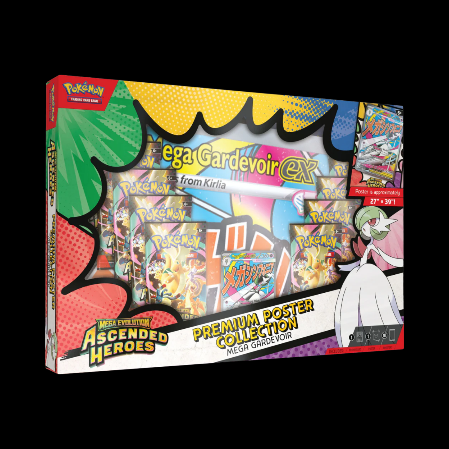 Pokemon Mega Evolution Ascended Heroes Premium Poster Collection Mega Gardevoir (Ships Jan 30th)