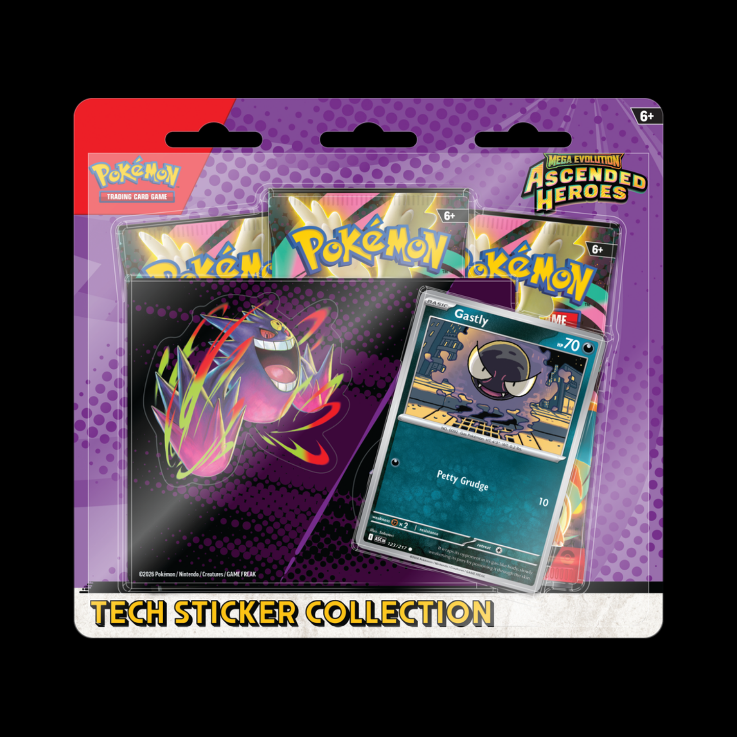 Pokemon Mega Evolution Ascended Heroes Tech Sticker Collection (Ships Jan 30th)