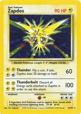 Zapdos (016/102) (BS)