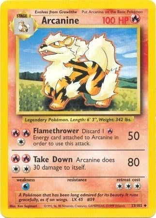 Arcanine (023/102) (BS)