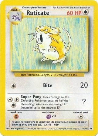 Raticate (040/102) (BS)