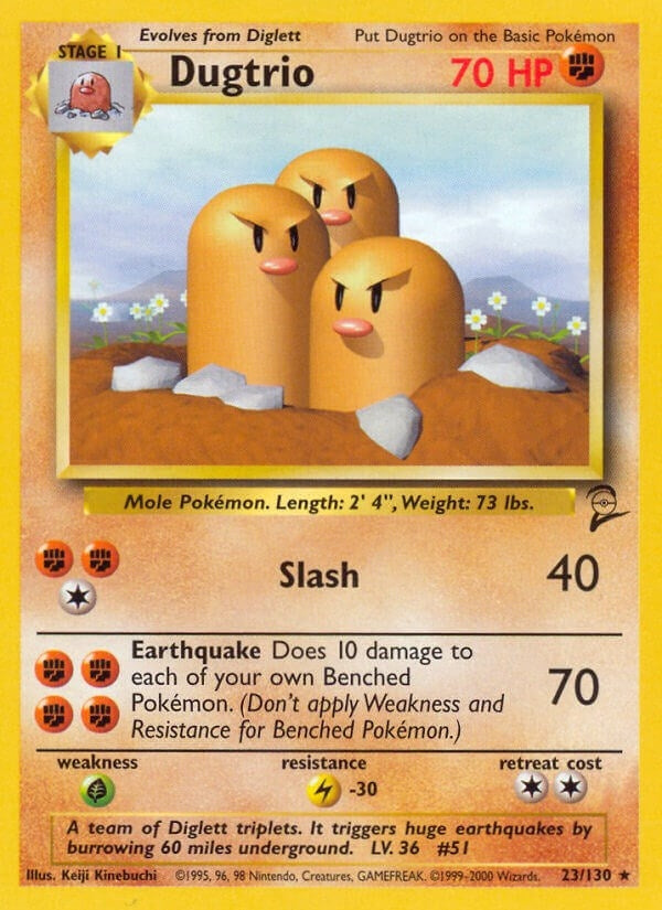Dugtrio (023/130) (BS2)