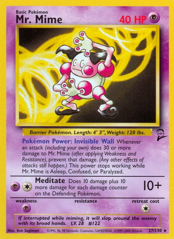 Mr. Mime (027/130) (BS2)