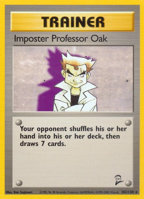 Imposter Professor Oak (102/130) (BS2)