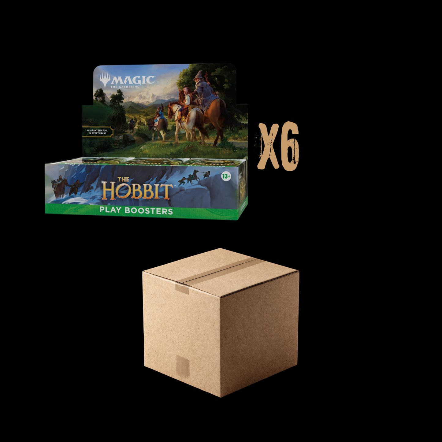 MTG Magic The Gathering The Hobbit x6 Play Booster Box Sealed Case (Ships August 2026)