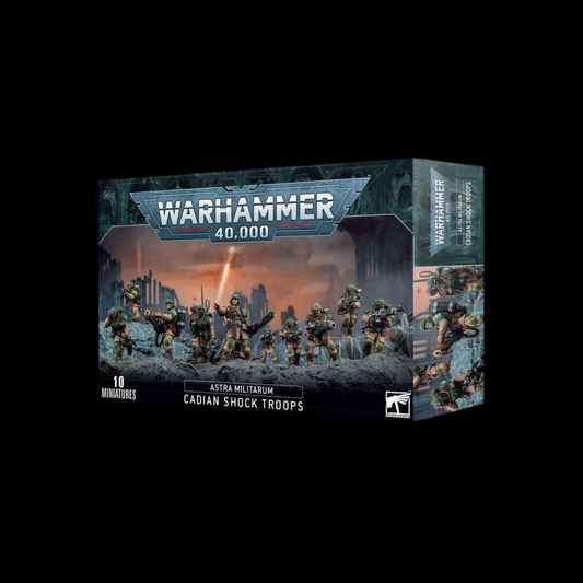 Warhammer 40K Astra Militarum Cadian Shock Troops