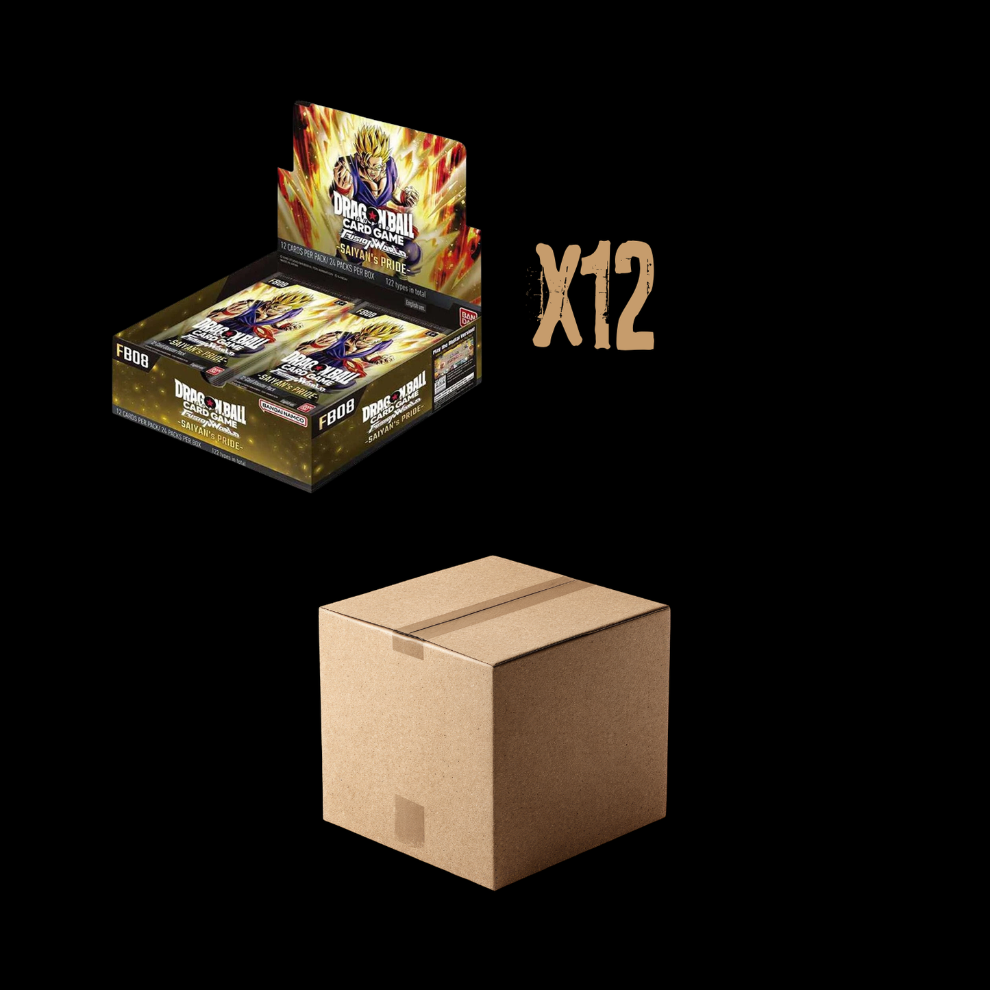 Dragon Ball Super Fusion World Saiyan's Pride FB-08 Booster Box Sealed Case