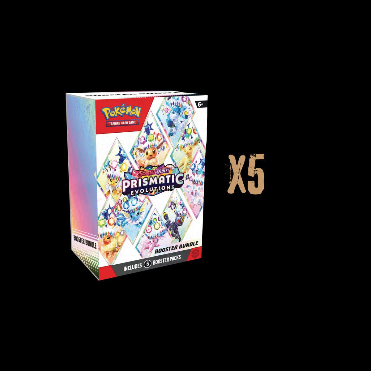 Pokemon Scarlet & Violet Prismatic Evolutions Booster Bundle